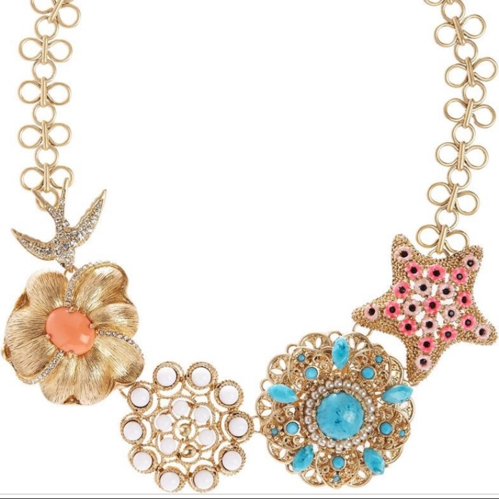Stella & Dot Bird of Paradise necklace 🏝 beachy